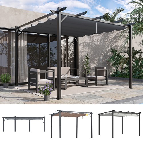 3x3 pergola gazebo - 3x3(m), awning