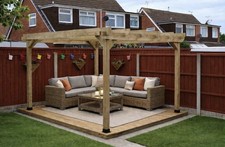 WOODEN PERGOLA KIT - GAZEBO -