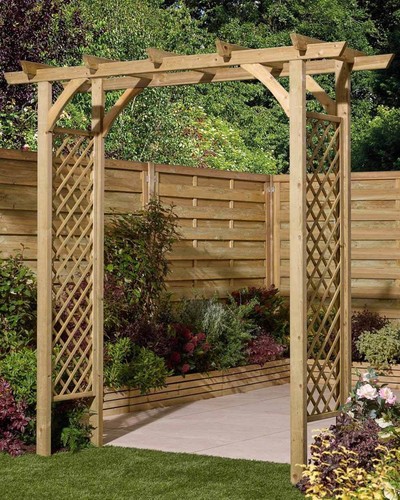 Wide garden arch - garden,