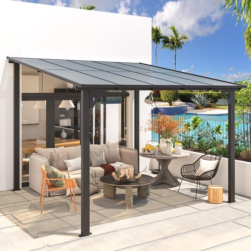 Wall mounted pergola - x,