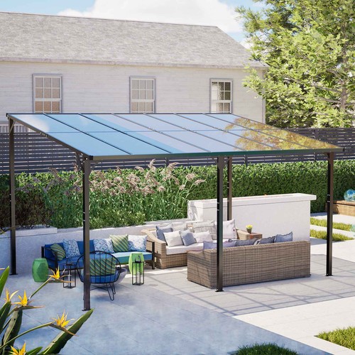 3x4m wall mounted pergola - 3x4m,