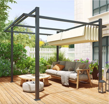 Metal Pergola Gazebo Garden