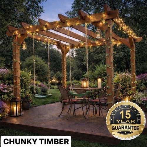Heavy duty wooden pergola kit - duty,