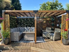 Pergola Base Post Garden Shade