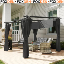 Metal Pergola 3 x 3 m Garden