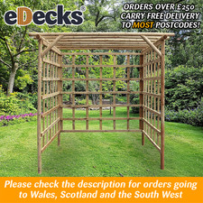 Rustic Rose Enclosed Gazebo