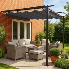 JSH Wall Mounted Pergola 3m x