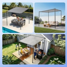 2.5 x 2.5m Metal Pergola